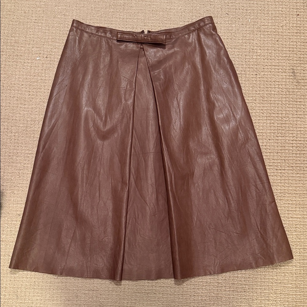 Robert Rodriguez Chocolate Brown A-Line Skirt